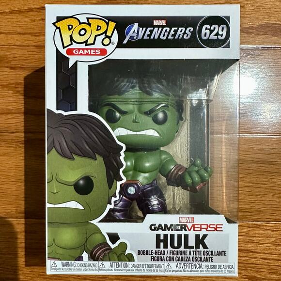 Funko Pop! Games Marvel Avengers Gamerverse Hulk Vinyl Bobble Head #629 - Picture 3 of 9